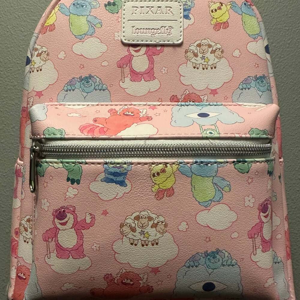 Loungefly Disney Pixar Characters On Clouds Mini Backpack